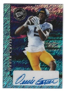2024 Leaf Collective Devin Carter Press Pass Auto 20A-DC1 Light Blue 3/20 - Picture 1 of 2