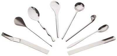 Il caffè/tè MSPOONSET - Set Bestehend aus 8 Kaffeelöffeln aus Edelstahl 18/10... - Bild 1 von 4