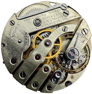 Antico orologio da tasca meccanico 23,5 mm T&E Dickinson Ed Koehn movimento svizzero - Foto 1 di 3