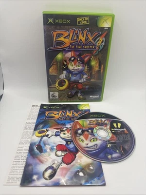 Blinx The Time Sweeper Microsoft Original Xbox Game PAL Complete  With Manual - Image 1 of 4