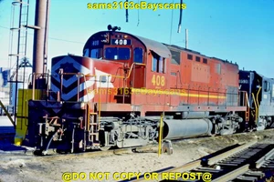 ORIGINAL SLIDE DELAWARE & HUDSON X LV C420 408 NW POOL POWER KCMO 1976 - Picture 1 of 1
