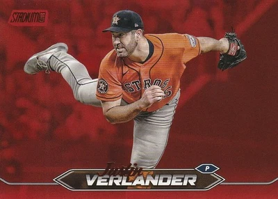 2024 Topps Stadium Club - Red Foil #178 Justin Verlander - Image 1 of 2