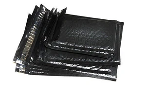 30 verschiedene Größen 8,5x12, 6x9 und 4x8 schwarz Poly Luftpolster Versandtaschen 10 von jeder Größe - Bild 1 von 9
