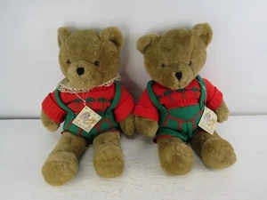 Paar Chosun International 1984 Je Me' Apelle Hans Lederhosen Bären 22 Zoll - Bild 1 von 17