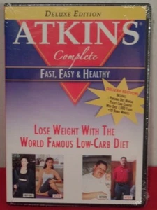 New Sealed Atkins Complete - Fast, Easy  Healthy (DVD, 2004) - Picture 1 of 2