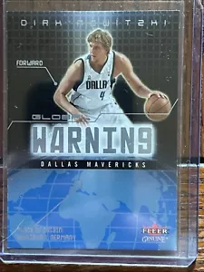 Dirk Nowitzki 2002/03 Fleer Genuine Basketball Global Warning #GW 9 NrMt - Picture 1 of 1