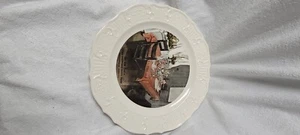 James Whitcomb Riley Home Greenfield Indiana selten Vintage Souvenir Teller Set - Bild 1 von 7