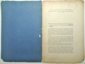 Adriano Fiori, Resoconto escursione botanica nelle Puglie e Basilicata, 1899 - Foto 1 di 2