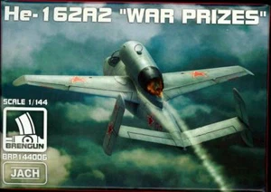Brengun Models 1/144 HEINKEL He-162-A2 SALAMANDER "WAR PRIZES" Captured Jets - Picture 1 of 3