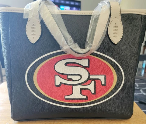 SAN FRANCISCO 49ERS HIGH QUALITY POPULAR DESIGN BIG LOGO WOMENS PURSE REPRESENT Cover