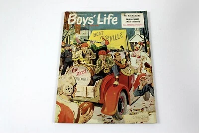 BOYS LIFE Magazine for November 1954 Boy Scouts Pee Wee Harris Color Comics - Image 1 of 3