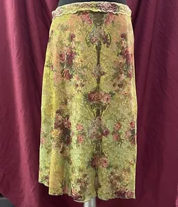 Skirt Michal Negrin flowers made in Israel very rare limited collector's item - Picture 1 of 10
