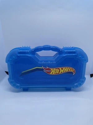 HOT WHEELS Smart Box Car Case Blue Small Hand Held Carrying Case - Image 1 of 4