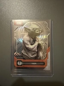Star Wars High Tek 2024 Topps Throne Room Pattern Base Card #99 Yoda - Picture 1 of 2