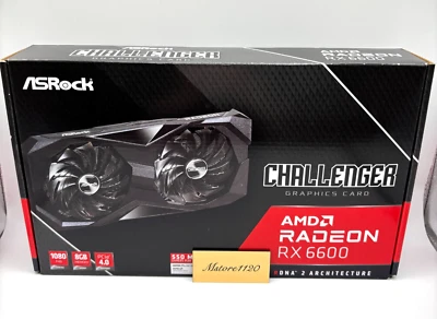 ASRock Challenger AMD Radeon RX6600 CLD 8G 8GB GDDR6 Scheda Grafica PCIe 4.0 ... - Immagine 1 di 4
