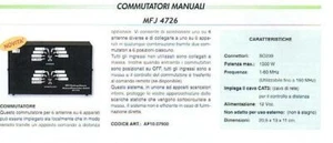 MFJ-4726 COMMUTATORE DI ANTENNA 6 piu 6 POSIZIONI - Foto 1 di 1
