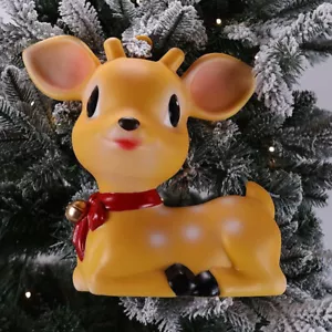 Cracker Barrel Christmas Blow Mold Lighted Decoration - Baby Deer Reindeer NEW - Picture 1 of 5