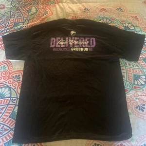 Taco Bell Delivery By Grubhub Official Taco Dreams Delivered Men's T-Shirt Lg - Picture 1 of 4