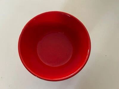 (3) Waechtersbach Rojo Árbol de Navidad Cerámica Cupé Sopa Cereal Cuenco 4 7/8" Foto 1 de 3