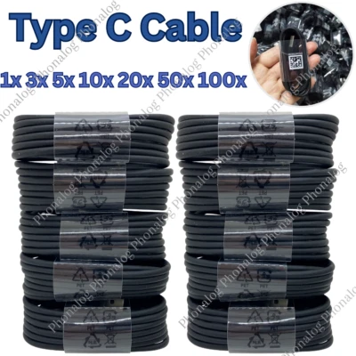 Wholesale Bulk USB C Type C Fast Charger Cable Adapter Cord For Android Samsung - Image 1 of 4