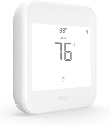 Smart Thermostat Eco 2H/2C & Heat Pumps 4H/2C with C-Wire Adapter (White) - Image 1 of 4