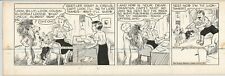Edwina Dumm Cap Stubbs and Tippie Orig Ink Daily Comic Strip Art signed 1946 230