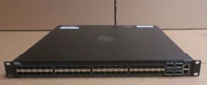 Dell Force10 S4810 S4810-01-64F 48x 1/10GbE SFP+ + 4x 40GbE QSFP+ Switch +2x PSU - Picture 1 of 6
