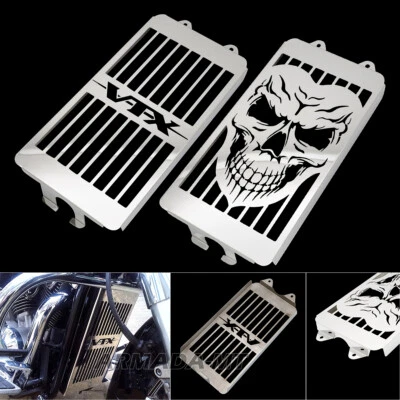 Protector de rejilla bisel cubierta radiador calavera VTX/para Honda VTX1300 C/R/S/T 2003-09 Foto 1 de 4