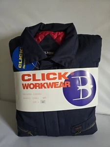 Ropa de trabajo de polialgodón acolchado con clic B/traje azul marino 42 - Imagen 1 de 1