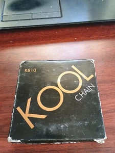 KMC Kool Chain K810 1/2 x 3/32 inch 112L Black and Silver - Picture 1 of 7