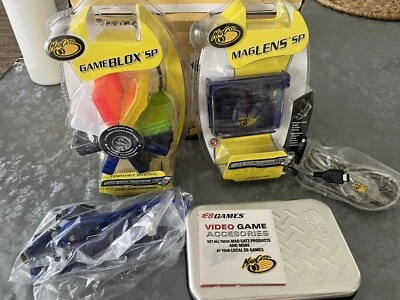 СТАРТОВЫЙ НАБОР Madcatz Game Boy Advance Nintendo. Магнит объектив, Gameblox, наушники + + + - Изображение 1 из 4