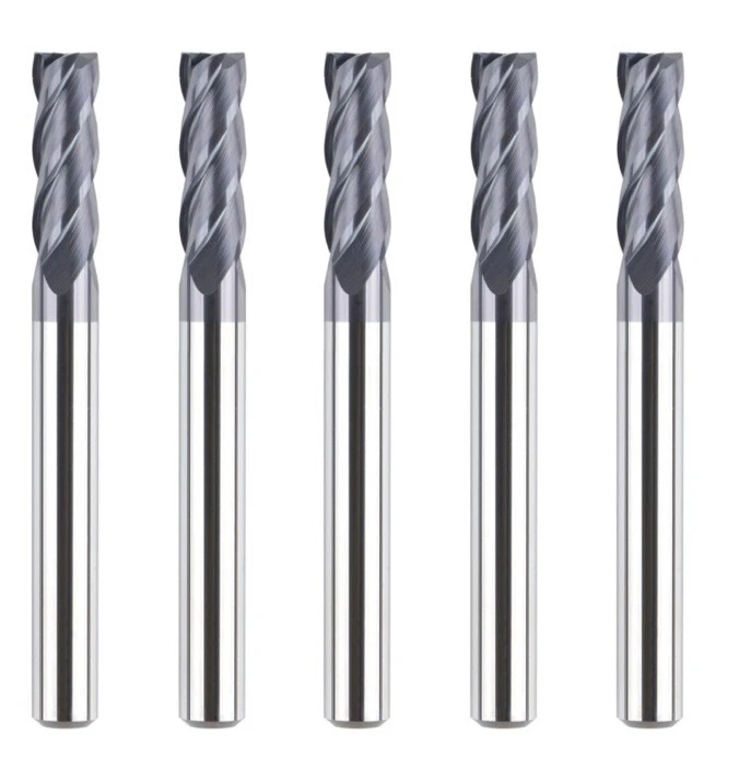 Spetool 5Pcs Carbide End Mill P4E-D1/4” / 4 Flute - Image 1 of 2