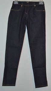 Roberto Cavalli Girls Dark Denim Straight Leg Jeggings Size: 10 (154cm) - NWT - Picture 1 of 10