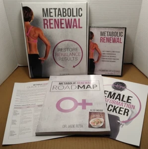 2022 Metabolic Renewal 4 Phase Workout 4 DVD Set by Dr Jade Teta - Like New - Picture 1 of 9