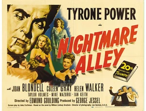 Nightmare Alley (1947) Tyrone Power, Joan Blondell DVD Public domain (Disc Only) - Picture 1 of 2