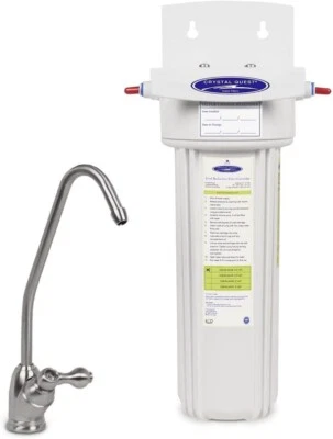 Sistema de filtro de agua Crystal Quest plomo debajo del fregadero (varios tamaños) Foto 1 de 3