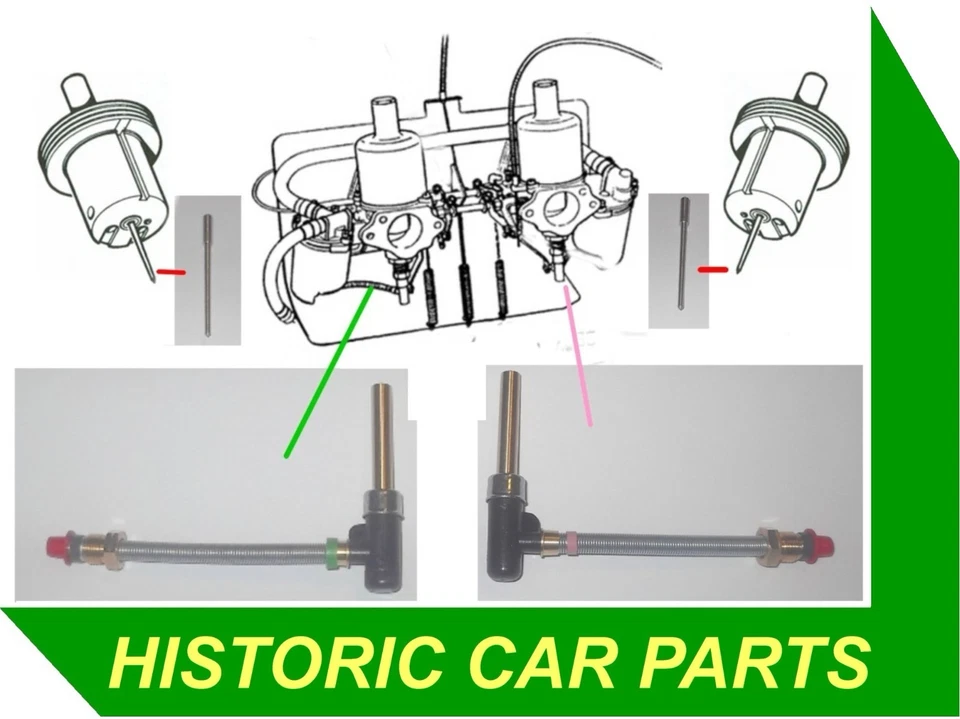 Jets y agujas gy de 11⁄4"" SU Carb LH & RH para AUSTIN HEALEY SPRITE Mk 2 1098 1962-63 Foto 1 de 1