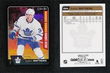 2016 Upper Deck O-Pee-Chee Update Black Rainbow Foil Auston Matthews Rookie RC