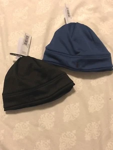 Iglúes: gorra de cráneo reversible para niño, revestimiento de lana: negro, azul oscuro, talla 1 - Imagen 1 de 6