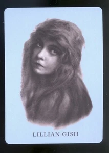 Tarjeta de cine temprana de actriz legendaria estrella de cine Lillian Gish reimpresión - Imagen 1 de 2
