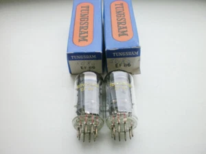 Seltene Vintage Tungsram EF86 6267 Röhren 2 Stück Neu im Karton - Bild 1 von 4