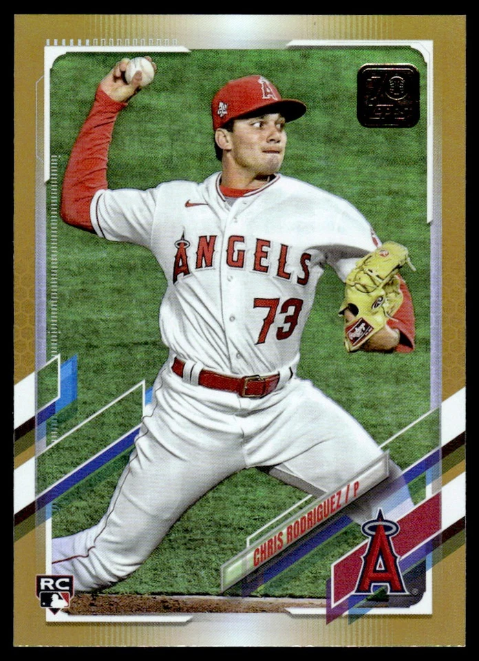 2021 Topps Update GOLD FOIL Chris Rodriguez Rookie Los Angeles Angels #US278 - Image 1 of 2