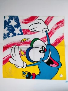 Vintage Atlanta Olympics Izzy 1996 Mascot Handkerchief 12" Bandana Rare Japan  - Picture 1 of 7
