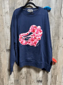 BAPE A Bathing Ape ABC PARCHE CAMUFLAJE HOLGADO CUELLO REDONDO 2XL NUEVO CON ETIQUETAS - Imagen 1 de 7