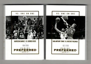 2016-17 Preferred Towns v Porzingis - Barnes v Rose One on One Booklets /99 - Picture 1 of 6