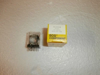 RLY2223 Philips ECG 24VAC  Relay SPDT 15A,(=R14-5A15-24), NOS/NIB - Image 1 of 3