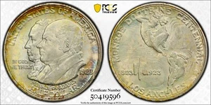 1923-S Monroe 50c Commemorative PCGS MS65+ -Vintage & Original Charm - Picture 1 of 14