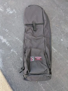 PGA Tour Partners Club Life Member Golf Travel Bag Wheels Padded Straps Black - Picture 1 of 3