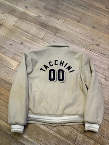 Größe XL - Sergio Tacchini Borotra Varsity Jacket - Pelican - Bild 1 von 7