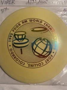 Crazy Rare New Innova Viper 1993 AM Worlds Disc From Alan Lay 175gr Yellow Mint - Picture 1 of 8